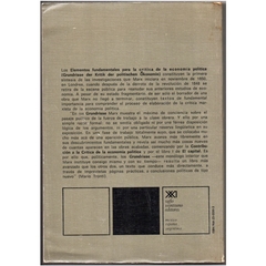 Grundrisse 1857-1858 Volume 2 Elementos Fundamentales para la Crítica de la Economia Política - comprar online