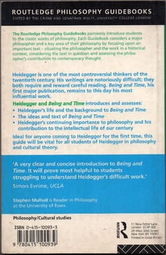 Routledge Philosophy GuideBook to Heidegger and Being and Time (Usado, 1996) - comprar online