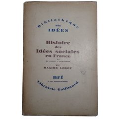 HISTOIRE DES IDEES SOCIALES EN FRANCE.TOME 2.DE BABEUF A TOCQUEVILLE