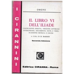 Il Libro VI Dell'Iliade - I Cirannini (usado, 1968)