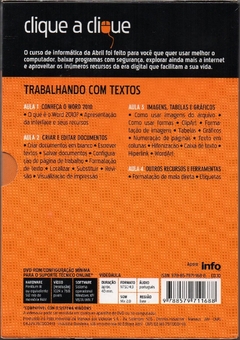 Clique a Clique - Trabalhando com Textos - Livro + DVD N10 (Usado, 2011) - comprar online