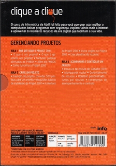 Clique a Clique N22 - Gerenciando Projetos- Livro + DVD (Seminovo, 2011) - comprar online