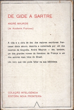 De Gide a Sartre - Vida e Obra dos Maiores Escritores Franceses do Século XX (Usado, 1966) na internet