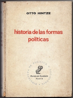 Historia De Las Forma Políticas (Usado, 1968)