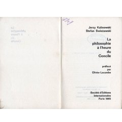 La Philosophie a L'heure du Concile - Utilicario Livros e Utilidades