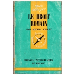 Le Droit Romain - (Que Sais-Je?) Par Michel Villey (Usado, 1964-francês)