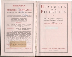 Historia De La Filosofia V - Siglo XIX: Socialismo, Materialismo y Positivismo, Kierkegaard y Nietzsche - Utilicario Livros e Utilidades