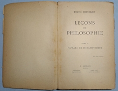 Leçons De Philosophie Tome II Morale Et Métaphysique (Usado, 1946) - Utilicario Livros e Utilidades