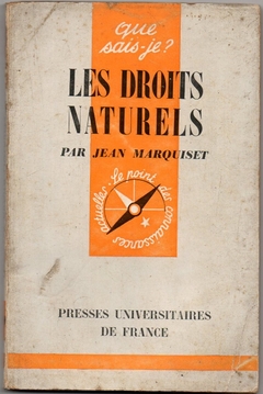 Les Droits Naturels - Que Sais-Je 920 (Usado, 1961)