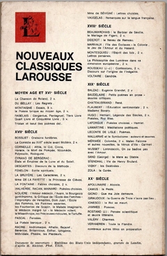 De La Démocratie Em Amérique - Nouveaux Classiques Larousse (Usado, 1970) na internet