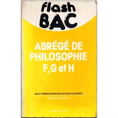 Abrégé De Philosophie - F, G et H