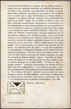 Los Mitos Políticos, Manuel García-Pelayo (Usado, 1981) - comprar online