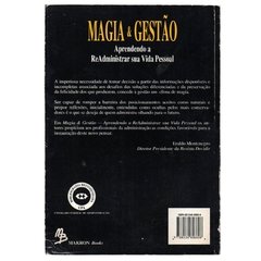 Magia & Gestão Aprendendo a ReAdministrar sua Vida Pessoal - comprar online