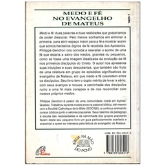 Medo e Fé no Evangelho de Mateus - O ato de crer nos dias de hoje - Philippe Gendron (Paulinas, usado, 1999) - comprar online