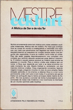 Mestre Eckhart, A Mística de Ter e de não Ser (Usado, 1983) - comprar online