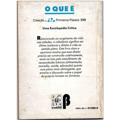 Primeiros Passos 250 - O Que É Cidadania, 2ª edição (Usado, 1993) - comprar online