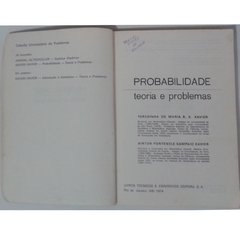 Probabilidade - Coleção Universitária de Problemas - Xavier e Xavier - Utilicario Livros e Utilidades