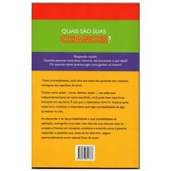 Quais são suas Chances? Um guia para a melhor aposta no amor, na bolsa, no jogo (Seminovo, 2007) - comprar online