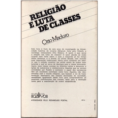 Religião e Luta de Classes - Otto Maduro (Usado, 1981) - comprar online