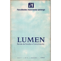 Lumen Revista de Estudos e Comunicações - Ano 1, Nº 1, Dezembro-1994 (Usado)