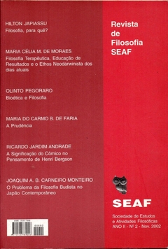 Revista de Filosofia SEAF - Ano II - nº 2 - Nov-2002 (Seminova)