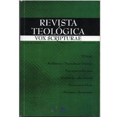 REVISTA TEOLÓGICA VOX SCRIPTURAE - VOL XX, N01 (DEZ, 2012)