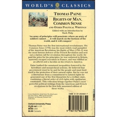 Rights of Man, Common Sense and Other Political Writings (Inglês, Usado, 1995) - comprar online