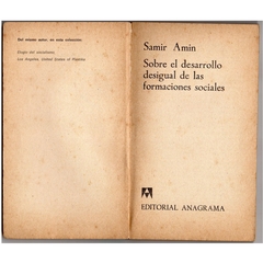 Sobre el Desarrollo Desigual de las Formaciones Sociales (usado, 1976) na internet