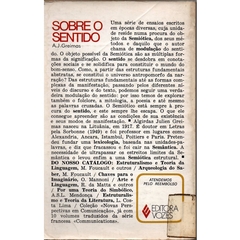 Sobre o Sentido - Ensaios Semióticos - Volume I - comprar online