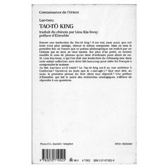 Lao-tseu Tao-Tö King traduit du chinois par Liou Kia-hway - comprar online