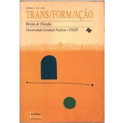 Trans/Formação V. 19 Revista de Filosofia UNESP (Usado, 1996)