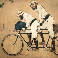 RAMON CASAS - Ramon Casas y Pere Romeu en tándem - 1AA2197