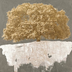 ALESSIO ABRIL - Golden Tree on Grey - 1AI5253