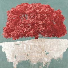 ALESSIO ABRIL - Red Tree on Aqua - 1AI5255