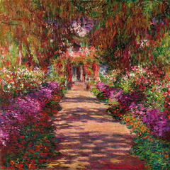 CLAUDE MONET - Camino en el Jardín de Monet, Giverny - 1CM028