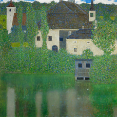 GUSTAV KLIMT - Castillo de Kammer en el lago Attersee - 1GK3028