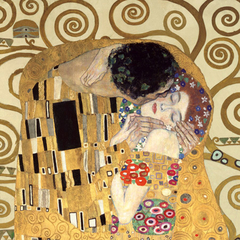 GUSTAV KLIMT - El Beso (detail) - 1GK739