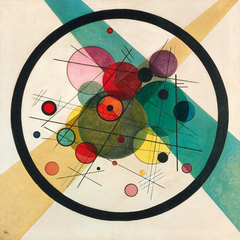 WASSILY KANDINSKY - Circles in a circle - 1WK4635