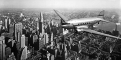 DC-4 over Manhattan, NYC - 2AP3202