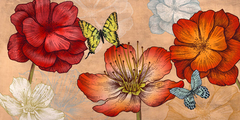 EVE C. GRANT - Flowers and Butterflies (Neutral) - 2CG4145