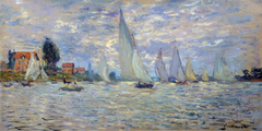 CLAUDE MONET - Les barques régates à Argenteuil - 2CM1046