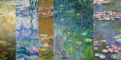 CLAUDE MONET - Monet Deco - Waterlilies IV - 2CM1843