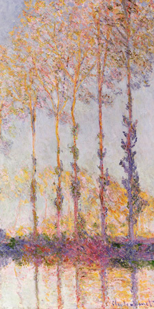 CLAUDE MONET - Poplars on the Banks of the Epte (detail) - 2CM546