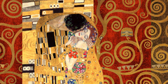 GUSTAV KLIMT - El Beso (dorado) - 2GK122