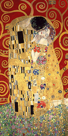 GUSTAV KLIMT - El Beso (variación roja) - 2GK4486