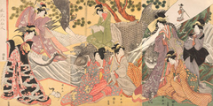 KININAGA - Kabuki players as the Eight Sennin - 2JP5700