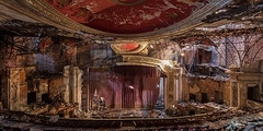 RICHARD BERENHOLTZ - Abandoned Theatre, New Jersey (detail I) - 2RB5124