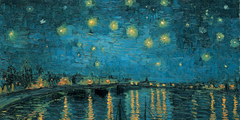 VINCENT VAN GOGH - The Starry Night (detail) - 2VG057