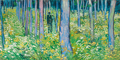 VINCENT VAN GOGH - Undergrowth with two figures - 2VG1959