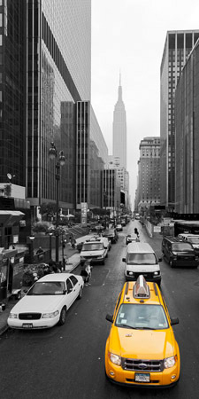 Taxi in Manhattan, NYC - 2VR3186